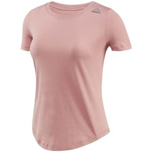 Reebok ELEMENTS TEE růžová XL - Dámské tričko