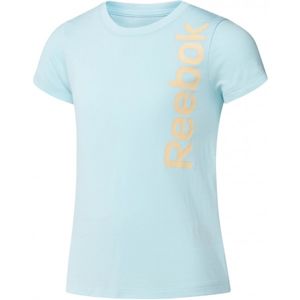 Reebok GIRLS ESSENTIALS BASIC T-SHIRT modrá 11-12 - Dětské sportovní tričko