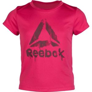 Reebok GIRLS WORKOUT READY T-SHIRT růžová 9-10 - Dívčí triko