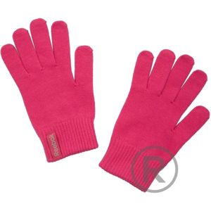 Reebok LOGO GLOVES růžová L - Dámské zimní rukavice