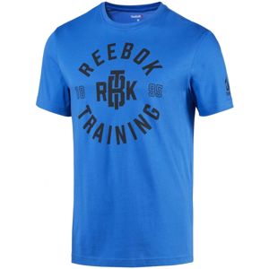 Reebok PRICE ENTRY TEE 1 modrá S - Pánské tričko