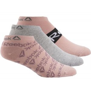 Reebok W FOUND GRPH SOCK 3P růžová 40-42 - Dámské sportovní ponožky