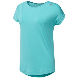 Reebok WOR MESH TEE modrá XS - Dámské sportovní tričko