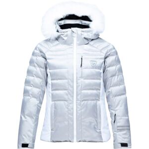 Rossignol W RAPIDE METALLIC JKT Dámská lyžařská bunda, stříbrná, velikost L