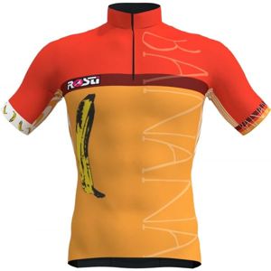 Rosti BANANA oranžová 5xl - Pánský cyklistický dres