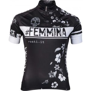 Rosti FEMINA LADY KR ZIP černá XXL - Dámský cyklistický dres
