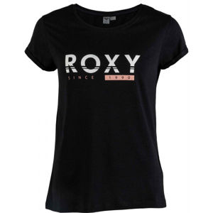 Roxy TELL ME BABY B černá S - Dámské tričko