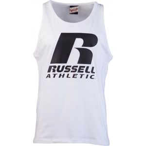 Russell Athletic LARGE PRINTED SINGLET bílá S - Pánské tílko