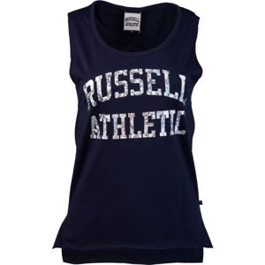 Russell Athletic CLASSIC PRINTED SINGLET tmavě modrá L - Dámské tílko