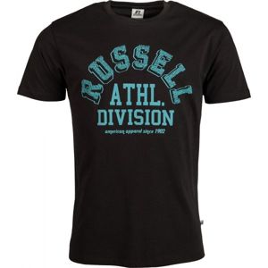 Russell Athletic ATHL.DIVISION S/S CREWNECK TEE SHIRT tmavě modrá M - Pánské tričko