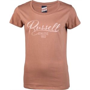 Russell Athletic DÁMSKÉ TRIKO hnědá S - Dámské tričko