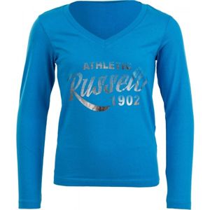 Russell Athletic DÍVČÍ TRIKO modrá 128 - Dívčí stylové tričko