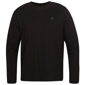 Russell Athletic LONG SLEEVE TEE SHIRT Pánské tričko, černá, velikost XXL