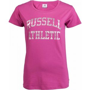 Russell Athletic S/S CREW NECK TEE SHIRT růžová XL - Dámské triko