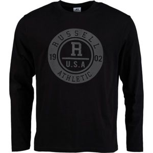 Russell Athletic S/S CREWNECK TEE SHIRT U.S.A. 1902 černá L - Pánské triko