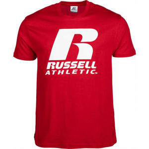 Russell Athletic S/S CREWNECK TEE SHIRT červená S - Pánské tričko