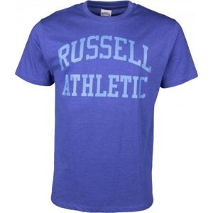 Russell Athletic SS CREW NECK LOGO TEE modrá XL - Pánské tričko