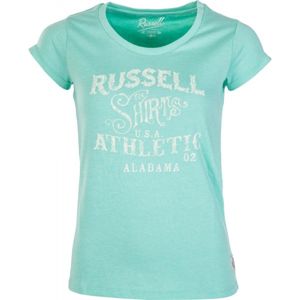 Russell Athletic TEE VINTAGE světle zelená XS - Dámské tričko