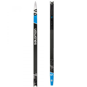 Salomon AERO 9 ESKIN + PLK SHIFT PRO Unisex běžecké lyže s vázáním, černá, veľkosť 206