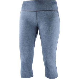 Salomon AGILE MID TIGHT W modrá XL - Dámské běžecké kalhoty