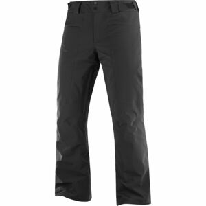 Salomon BRILLIANT PANT M Pánské lyžařské kalhoty, Černá,Tmavě šedá, velikost L