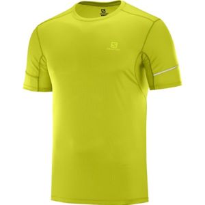 Salomon AGILE SS TEE zelená XL - Pánské tričko