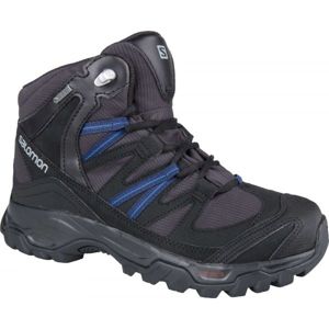 Salomon MUDSTONE MID 2 GTX Pánská hikingová obuv, Tmavě šedá,Bílá,Modrá, velikost 10.5