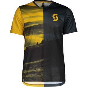 Scott TRAIL FLOW S/SL žlutá XL - Pánské triko