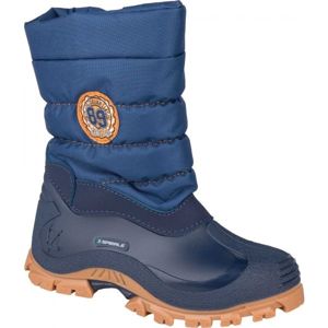 Spirale COLORADO Dětská zimní obuv, Tmavě modrá,Oranžová,Béžová, velikost 34