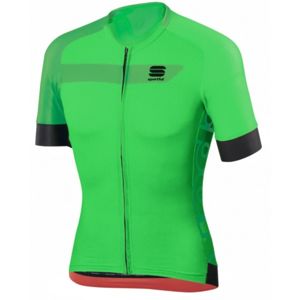 Sportful VELOCE JERSEY zelená XXL - Cyklistický dres
