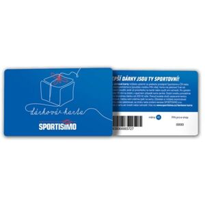 Sportisimo DÁRKOVÁ KARTA Elektronická dárková karta, modrá, veľkosť 2000