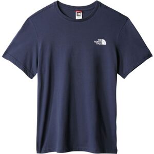 The North Face Pánské tričko s krátkým rukávem Pánské tričko s krátkým rukávem, tmavě modrá, velikost XL
