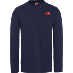 The North Face L/S EASY TEE modrá XL - Pánské tričko