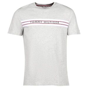 Tommy Hilfiger CLASSIC-CN SS TEE PRINT Pánské tričko, bílá, velikost M