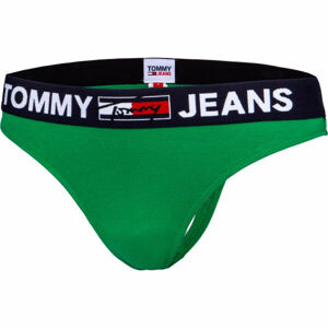 Tommy Hilfiger THONG Dámská tanga, Zelená,Černá,Bílá, velikost