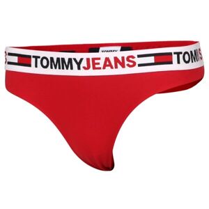 Tommy Hilfiger TOMMY JEANS ID-THONG Dámská tanga, červená, velikost S