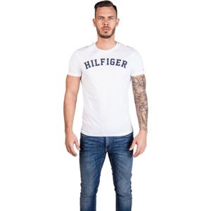 Tommy Hilfiger SS TEE LOGO bílá XL - Pánské tričko