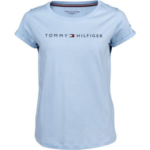 Tommy Hilfiger RN TEE SS LOGO modrá L - Dámské tričko
