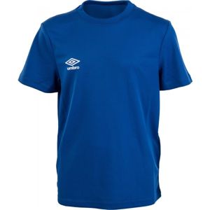 Umbro POLY SMALL LOGO TEE JNR modrá XL - Dětské sportovní triko
