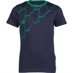 Umbro HULME GRAPHIC COTTON TEE JNR zelená XL - Chlapecké triko