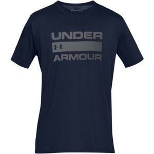 Under Armour TEAM ISSUE WORDMARK SS modrá S - Pánské triko