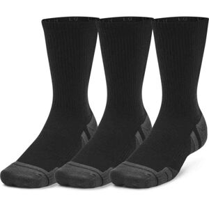 Under Armour PERFORMANCE TECH 3PK CREW Unisexové ponožky, černá, velikost