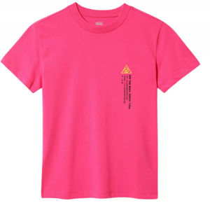 Vans WM 66 SUPPLY BF CREW Dámské tričko, růžová, velikost XS