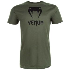 Venum CLASSIC T-SHIRT Pánské triko, tmavě zelená, veľkosť 2XL