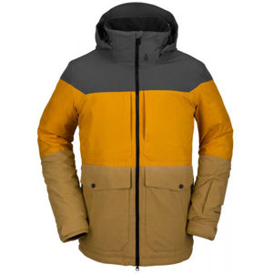 Volcom TRI STAR INS Pánská zimní bunda, oranžová, veľkosť S