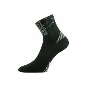 Voxx CODEX Unisex ponožky, Černá,Bílá, velikost 23-25
