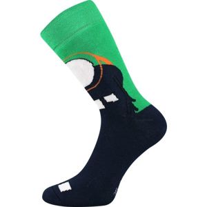 Voxx OBLUDÍK 19 Dětské ponožky, Černá,Zelená,Bílá, velikost 20-22