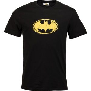 Warner Bros BTMN Pánské triko, Černá,Žlutá, velikost