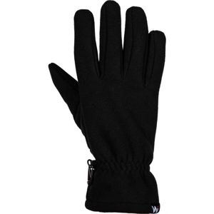 Willard KIEROS Unisex fleecové rukavice, černá, velikost M