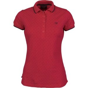 Willard MELANY červená M - Dámské tričko s límečkem